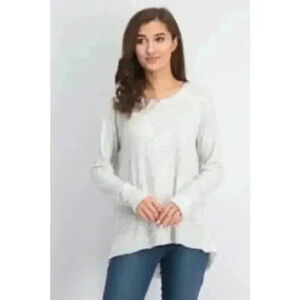 Michael Stars Women’s Size S Terella Knit Top Off-White